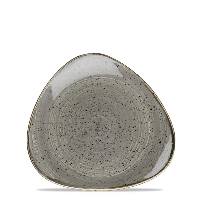 19.2x19.2 cm - Stonecast Piatto Piano Triangolare In Porcellana Vetrificata