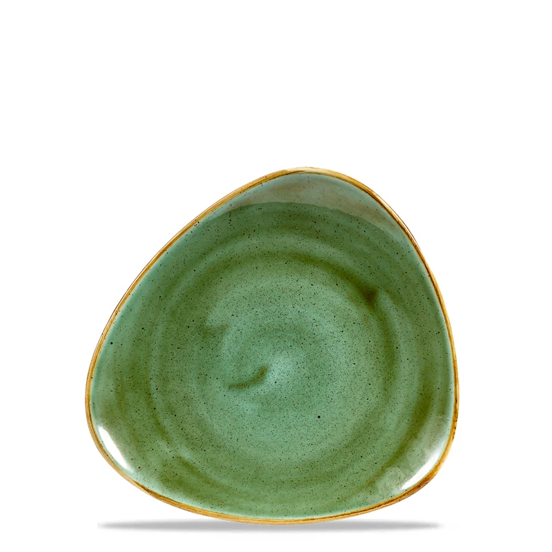 19.2x19.2 cm - Stonecast Piatto Piano Triangolare In Porcellana Vetrificata