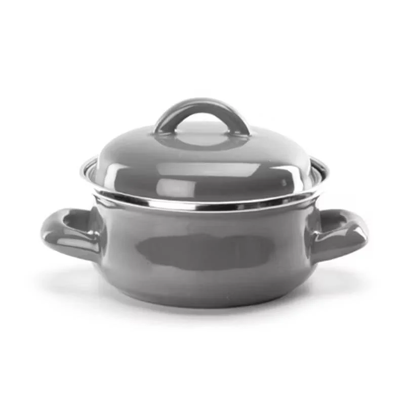 12 cm - Mini Casseruola In Ferro Smaltato