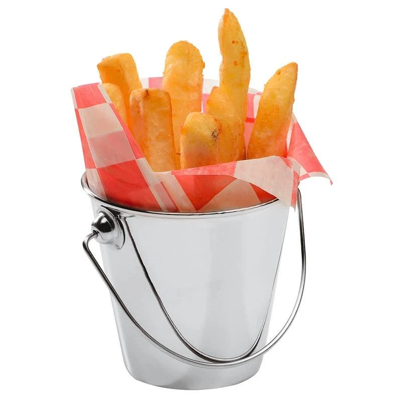 9 cm - Tableware Buffet & Display Secchiello Porta Snack In Acciaio Inox