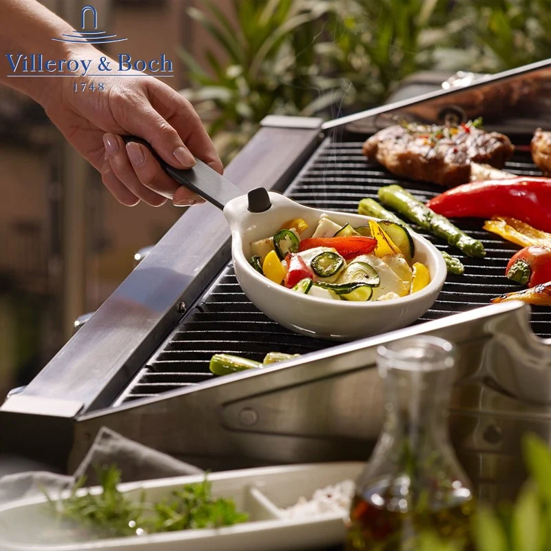 35 cl - BBQ Passion Tegamino In Porcellana - Set 2 Pz