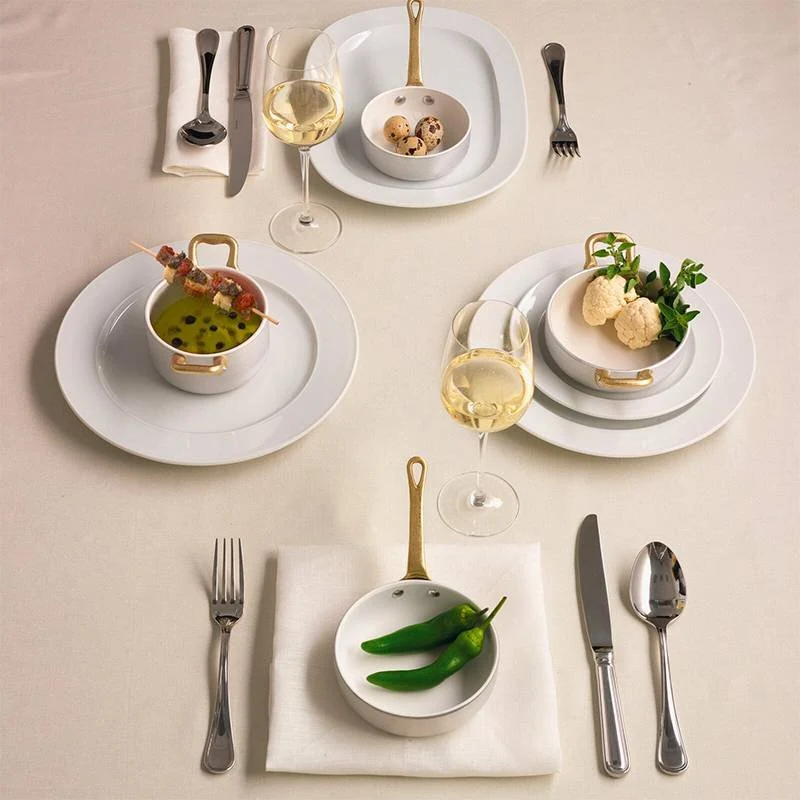 12 cm - Miniature Mini Padella In Alluminio Con Manico In Ottone