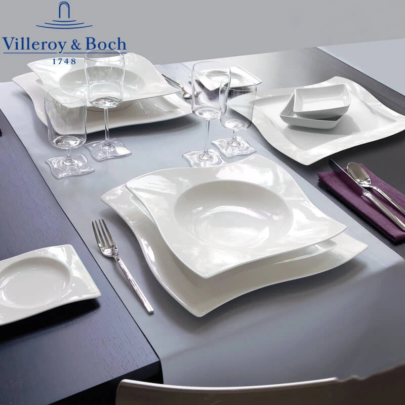NewWave Servizio Piatti In Porcellana - Set 8 Pz
