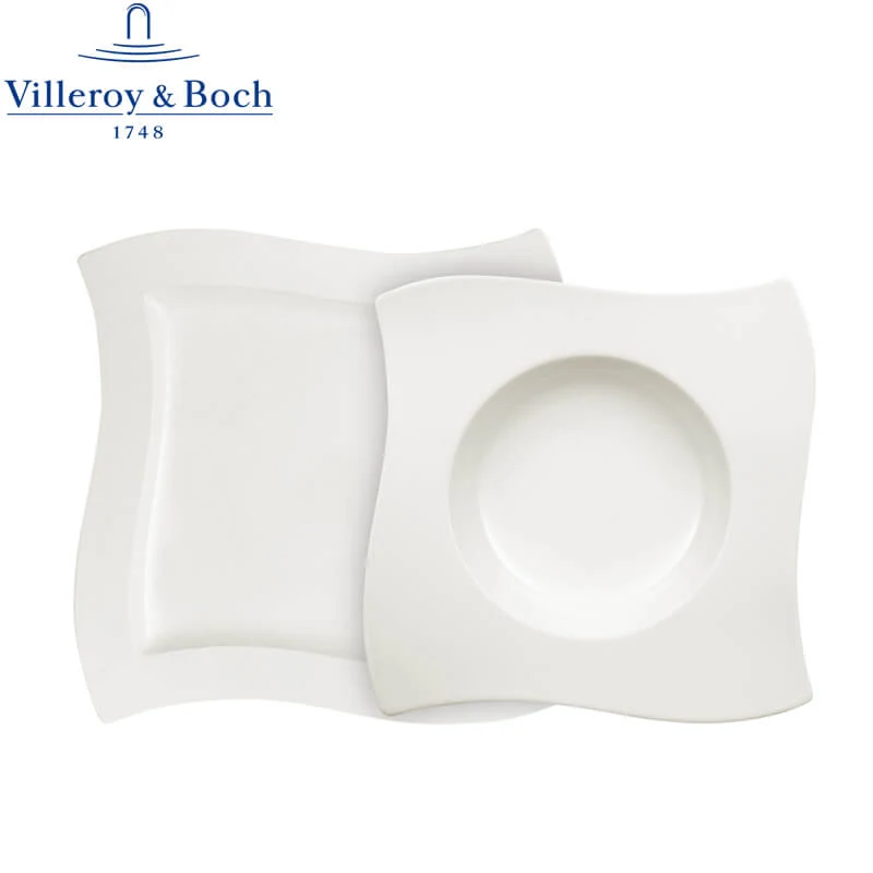 NewWave Servizio Piatti In Porcellana - Set 8 Pz