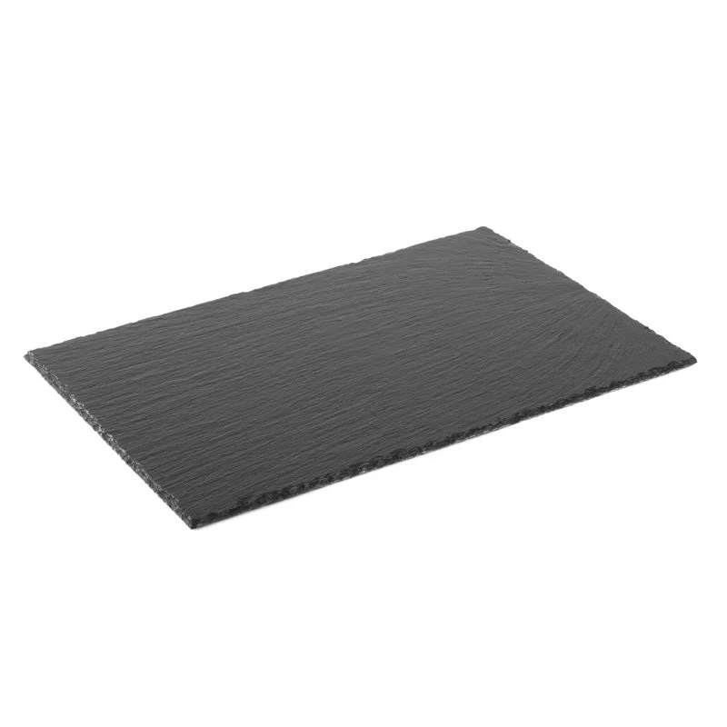 53x32.5 cm - Piatto Vassoio Rettangolare In Ardesia