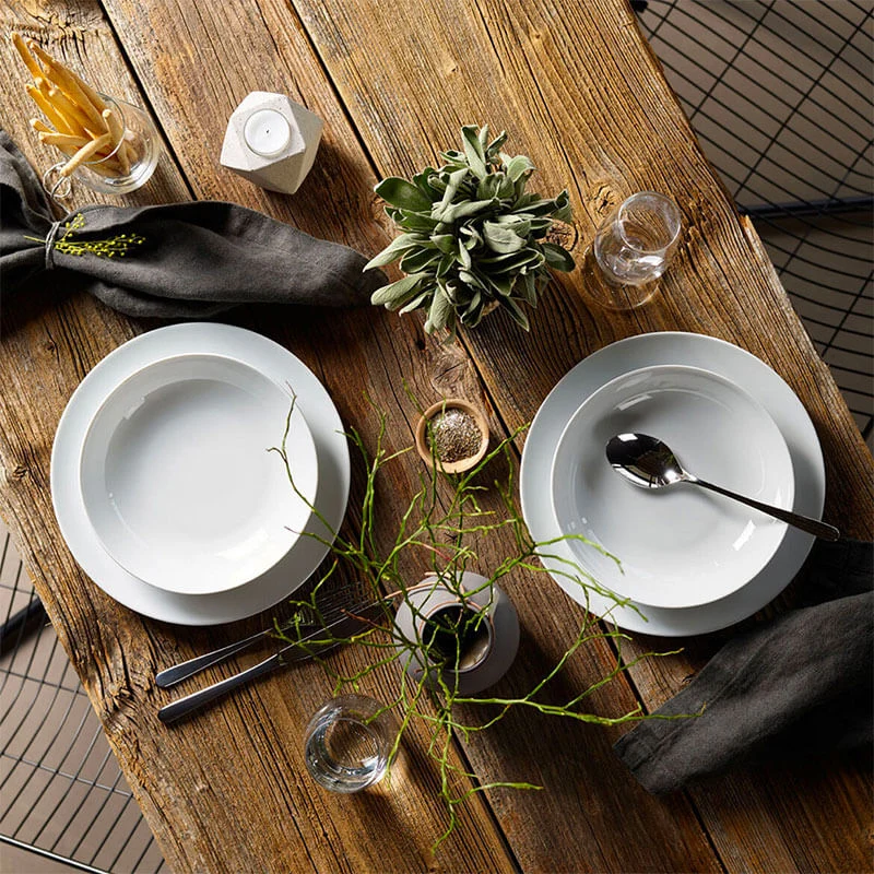 Vivo New Fresh Servizio Piatti In Porcellana - Set 12 Pz