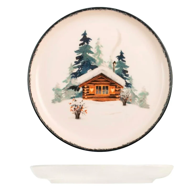 Frosty Nordic Servizio Piatti In Porcellana - Set 18 Pz