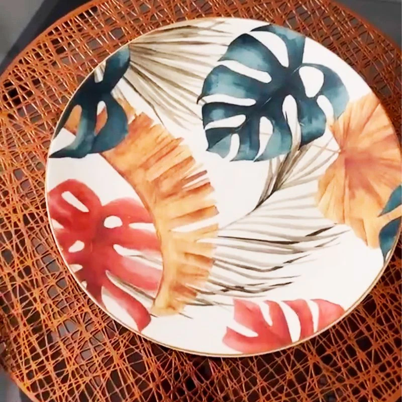 Madison Tropical Rosé Servizio Piatti In Porcellana - Set 18 Pz