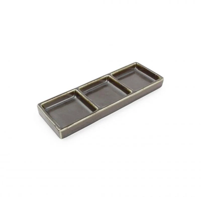 24x8 cm - Ceres Vassoio In Porcellana - Set 4 Pz