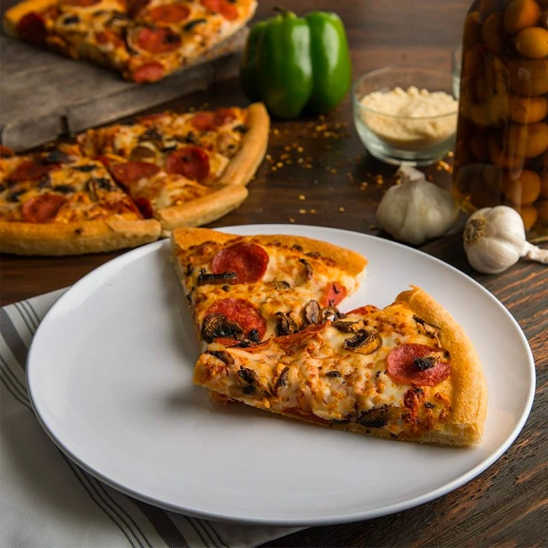 32 cm - Evolution Piatto Pizza In Vetro Opale - Set 12 Pz