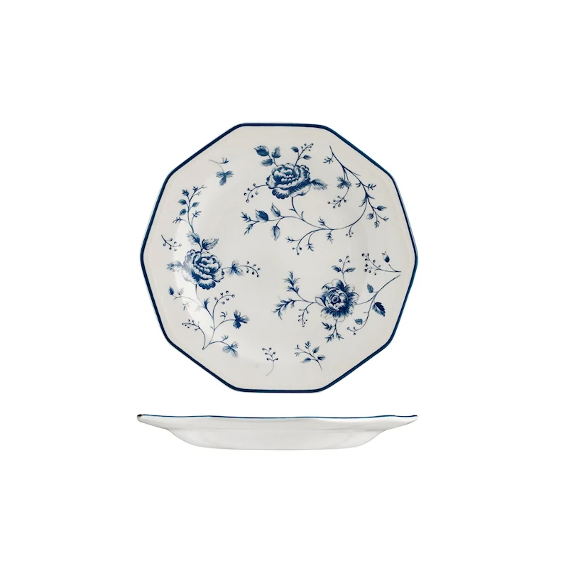 James Sadler & Sons Rose Servizio Piatti In Terracotta - Set 18 Pz