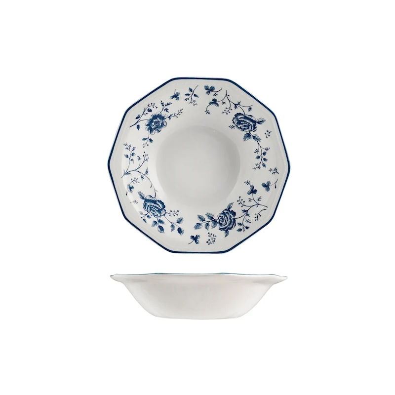 James Sadler & Sons Rose Servizio Piatti In Terracotta - Set 18 Pz