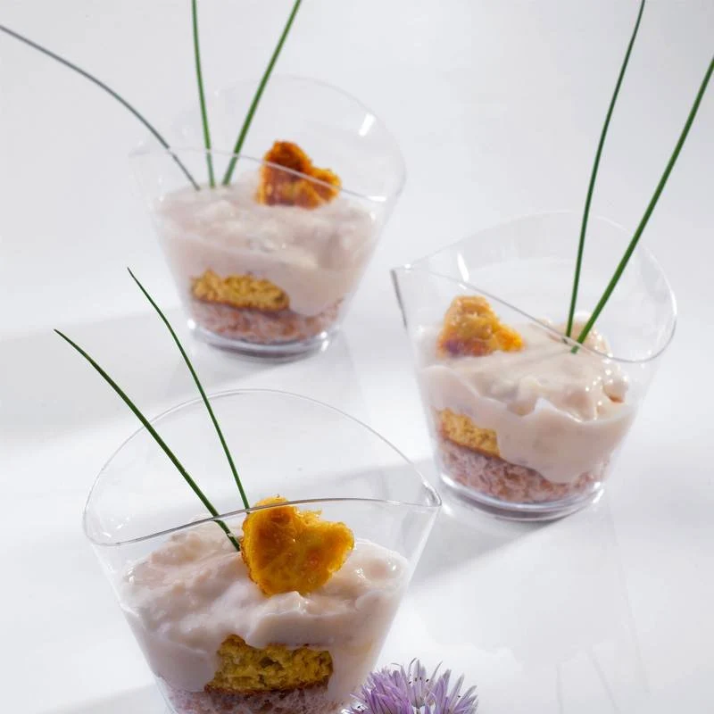 8.5x6 cm - Tableware, Buffet & Display Bicchierino Monoporzione In Polistirolo - Set 100 Pz