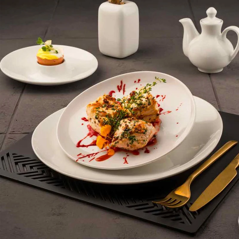 28 cm - Vital Coupe Piatto Pasta In Porcellana - Set 6 Pz