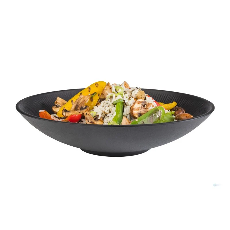 30 cm - Nero Coppa In Melamina - Set 6 Pz