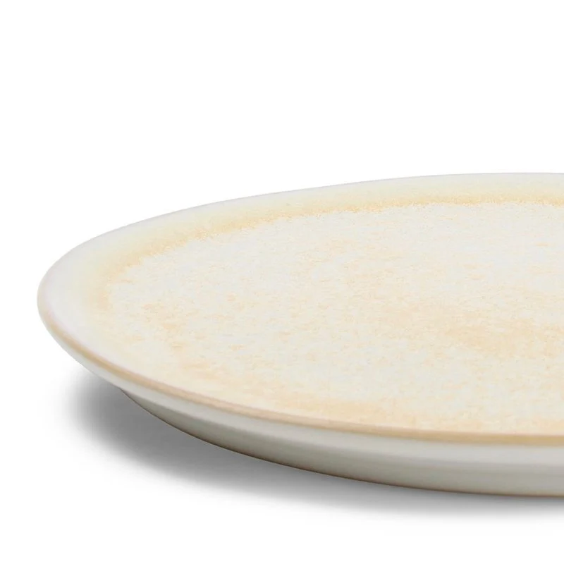 21 cm - Glister Piatto Frutta Dessert In Gres - Set 6 Pz