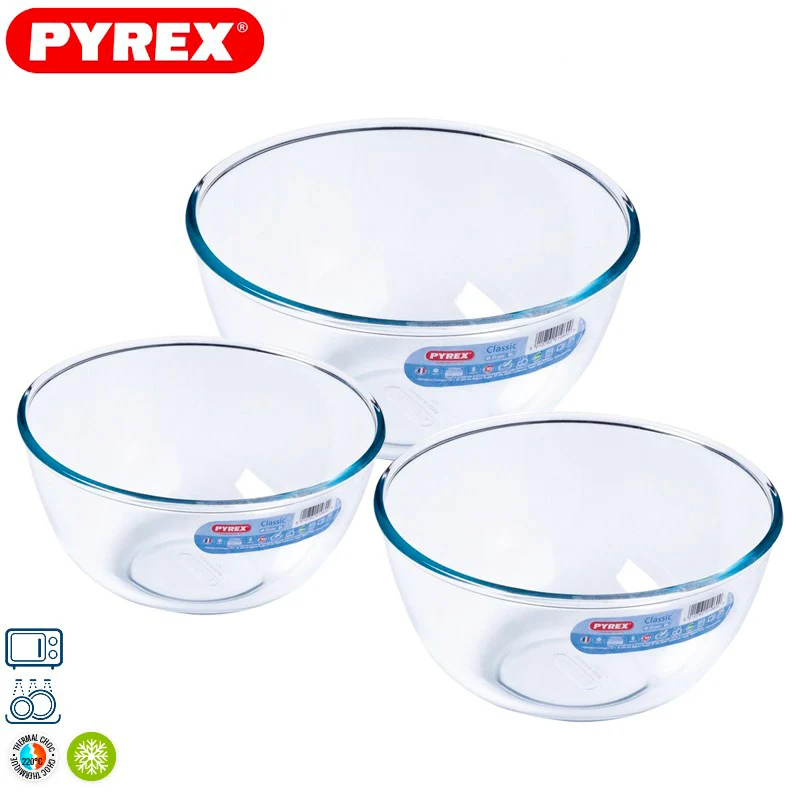 Classic Coppe Multiuso In Vetro Borosilicato - Set 3 Pz