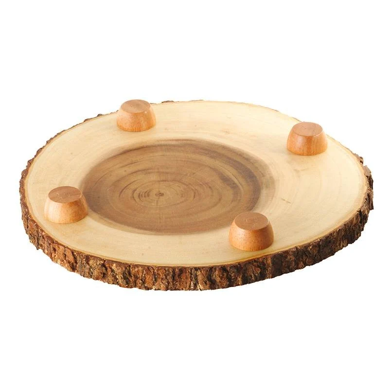 20 cm - Tableware Buffet & Display Vassoio In Legno di Acacia