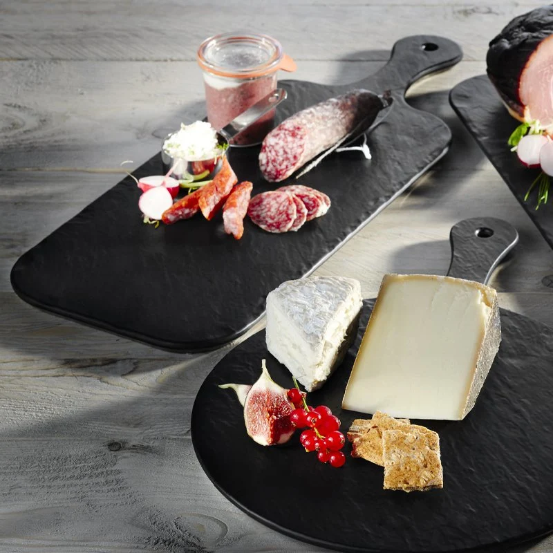 40x20 cm - Slate Rock Vassoio In Melamina