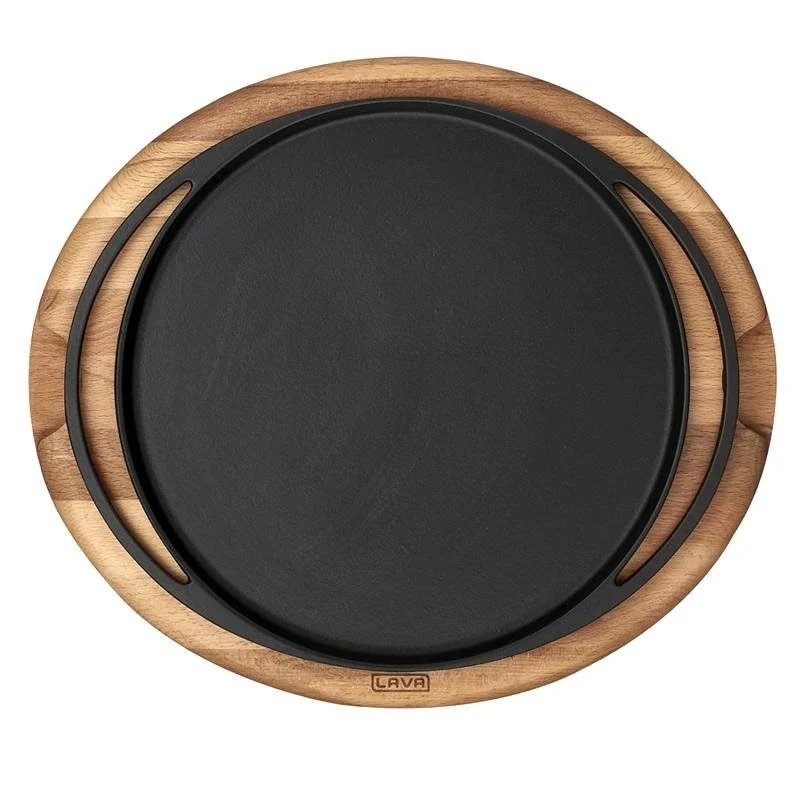 28 cm - Cast Iron Cookware Piatto Pizza In Ghisa