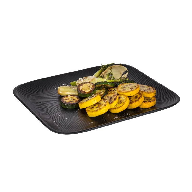 32.5x26.5 cm - Nero Vassoio In Melamina