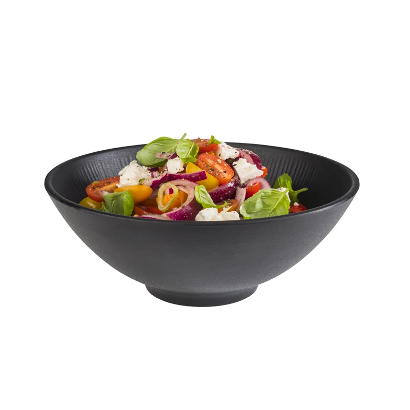 24 cm - Nero Coppa In Melamina - Set 6 Pz