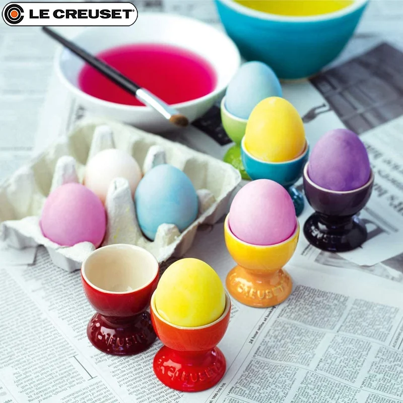 5.3 cm - Arcobaleno Portauova In Stoneware - Set 6 Pz
