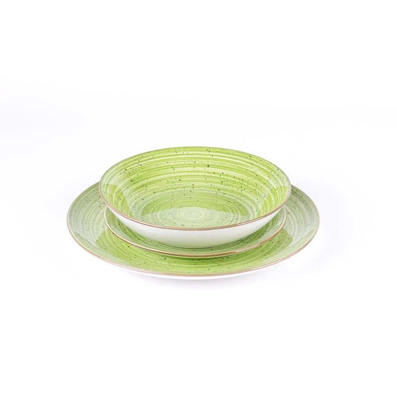 Madison Kaleido Servizio Piatti In Porcellana - Set 18 Pz