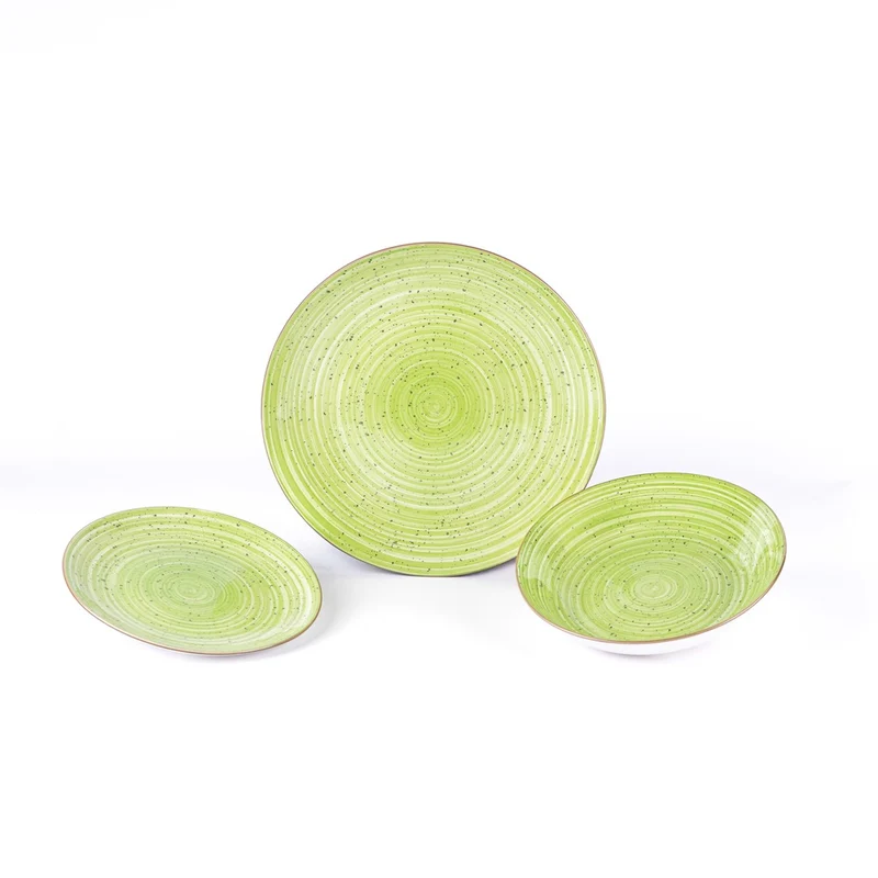 Madison Kaleido Servizio Piatti In Porcellana - Set 18 Pz