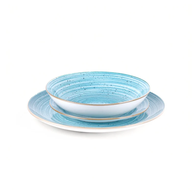Madison Kaleido Servizio Piatti In Porcellana - Set 18 Pz