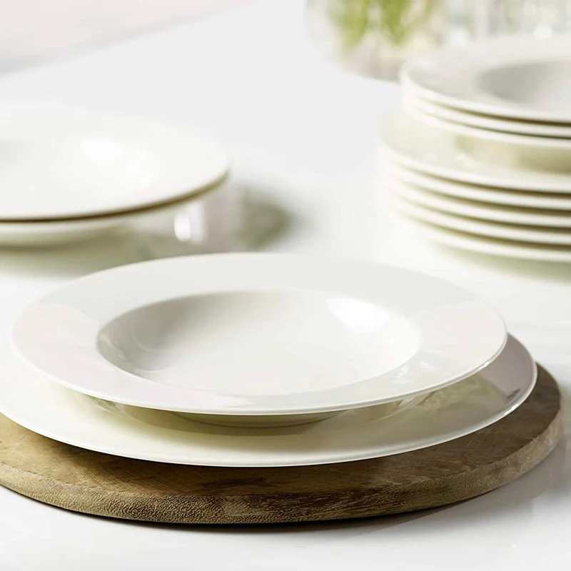 Vivo Basic Servizio Piatti In Porcellana - Set 12 Pz