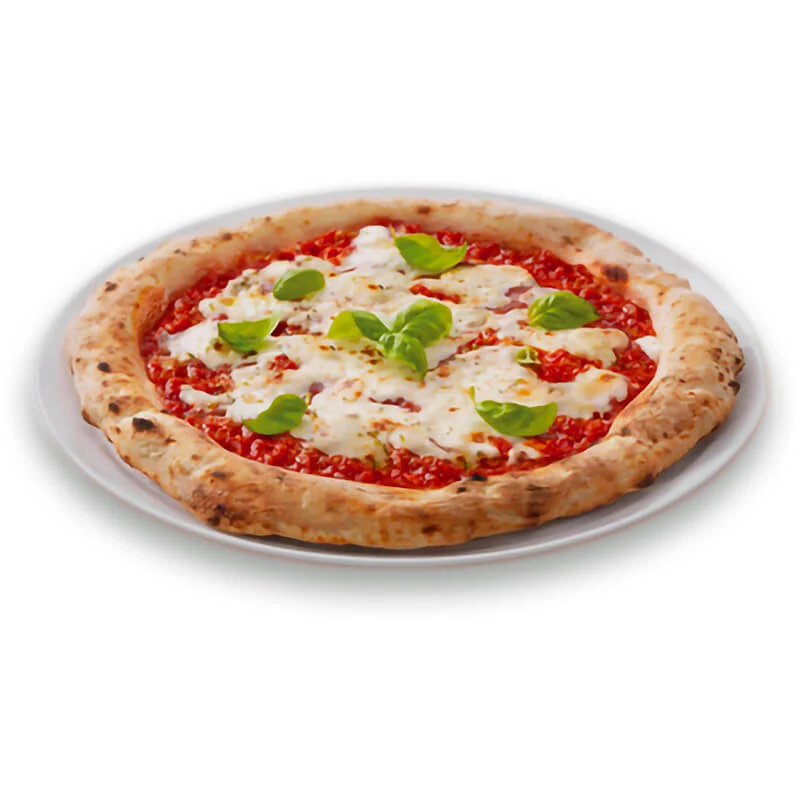 33 cm - Grangusto Piatto Pizza In Vetro Opale Temperato - Set 6 Pz