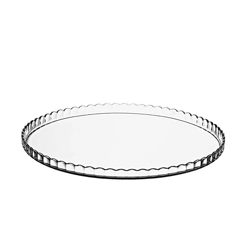 32.2 cm - Patisserie Piatto Torta In Vetro Opale