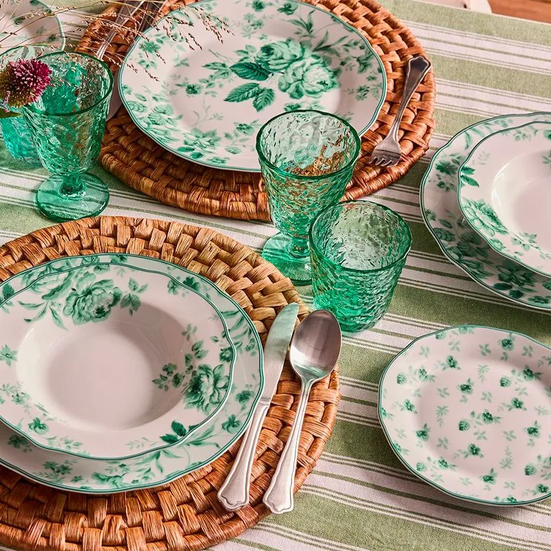 Cappetta Botanika Servizio Piatti In Porcellana - Set 18 Pz