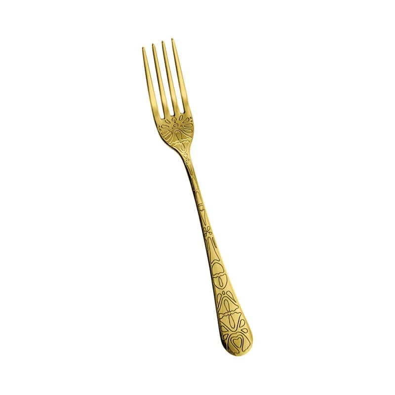 Tattoo Forchetta Tavola In Acciaio Inox - Set 12 Pz