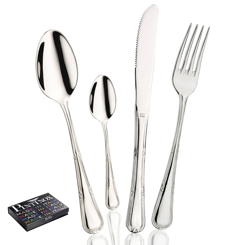 Valencia Servizio Posate In Acciaio Inox - Set 24 Pz