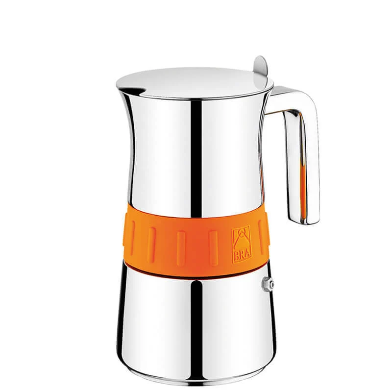 Elegance Moka e Caffettiere In Acciaio Inox