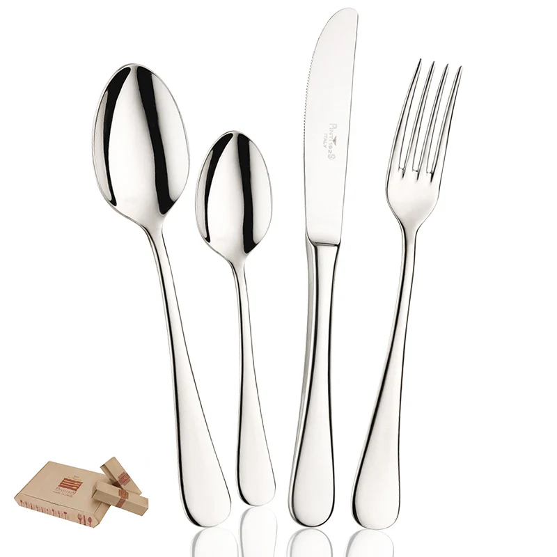 Pitagora Servizio Posate In Acciaio Inox - Set 75 Pz