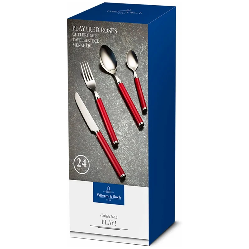 Play Servizio Posate In Acciaio Inox - Set 24 Pz