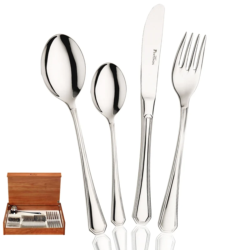 America Servizio Posate In Acciaio Inox - Set 49 Pz