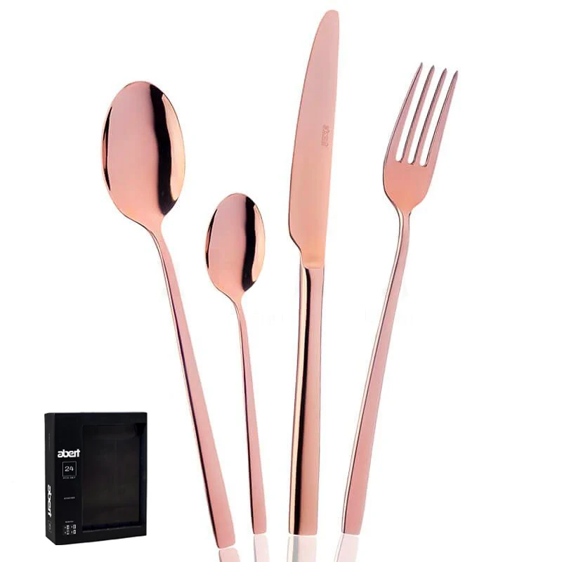 Infinito Servizio Posate In Acciaio Inox - Set 24 Pz