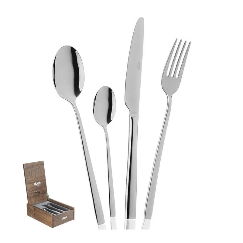 Infinito Servizio Posate In Acciaio Inox - Set 24 Pz