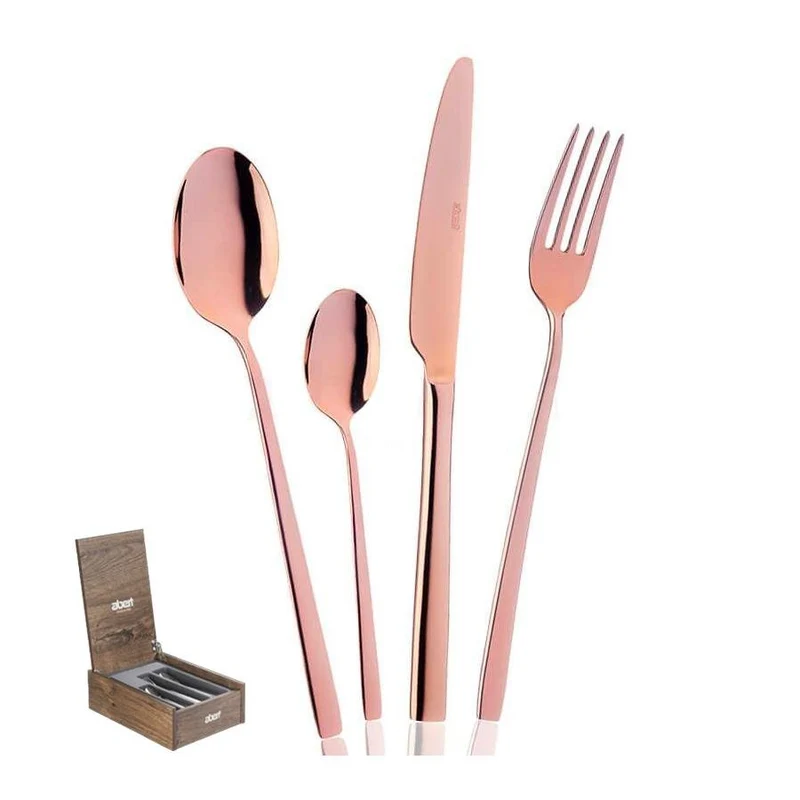 Infinito Servizio Posate In Acciaio Inox - Set 24 Pz