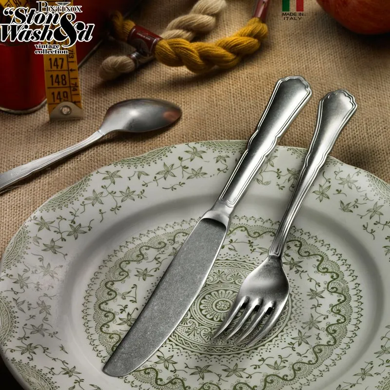 Settecento Cucchiaio Tavola In Acciaio Inox - Set 12 Pz