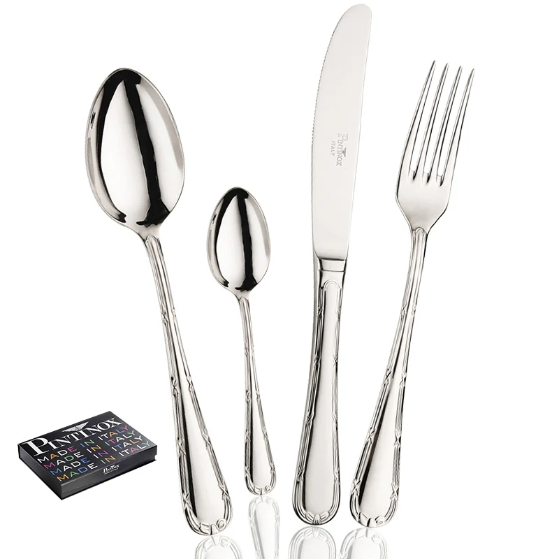Filet Servizio Posate In Acciaio Inox - Set 49 Pz