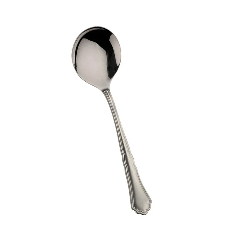 Settecento Cucchiaio Brodo In Acciaio Inox - Set 12 Pz