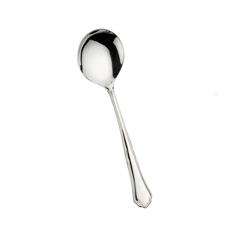 Settecento Cucchiaio Brodo In Acciaio Inox - Set 12 Pz