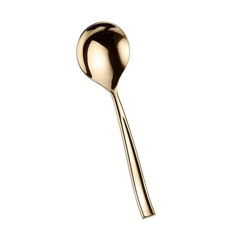 Infinito Cucchiaio Brodo In Acciaio Inox Forgiato - Set 12 Pz
