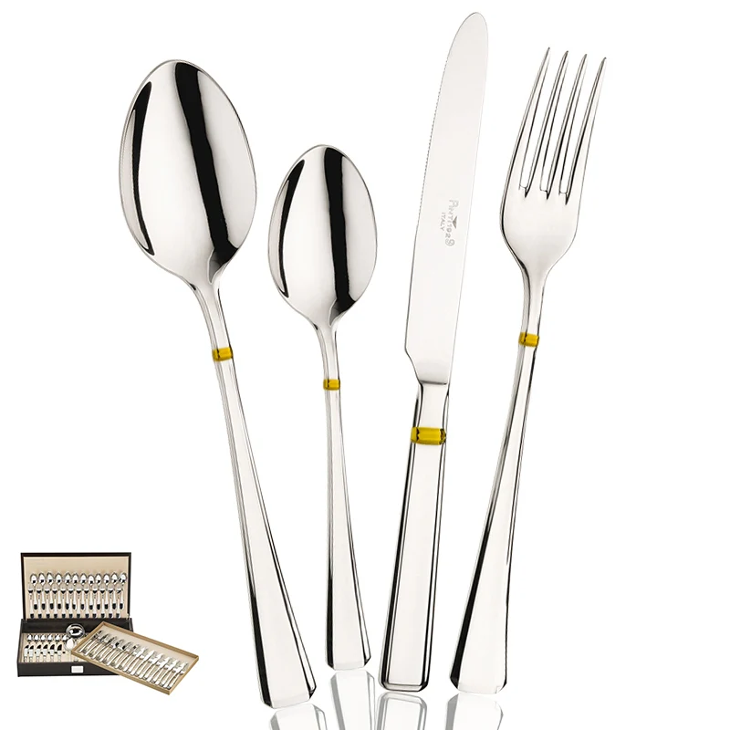 Leonardo Servizio Posate In Acciaio Inox - Set 75 Pz