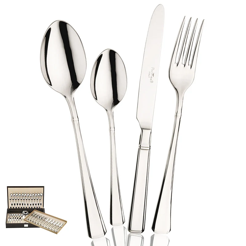 Leonardo Servizio Posate In Acciaio Inox - Set 75 Pz